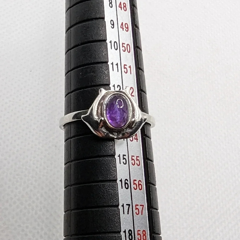 Amethyst dolphin ring - Picture 4 of 5